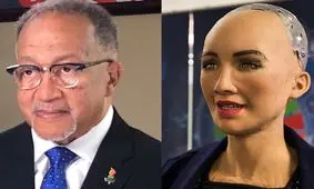 تلاش ربات "سوفیا" در جهت پایان دادن به نژادپرستی و بی‌عدالتی جهانی