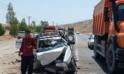 تصادف در محور دره شهر ایلام ۲ کشته برجا گذاشت
