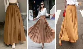 ترند دامن های بلند در دنیا؛ دور دامن های میدی را خط بکشید/ تصاویر