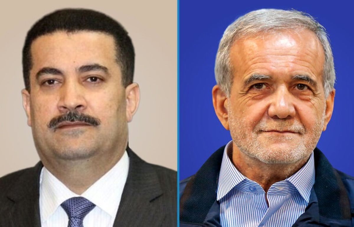 نخستوزیر عراق تشکیل دولت را به پزشکیان تبریک گفت