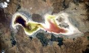 مرگ دریاچه ارومیه؛ کاهش ۸۰ درصدی سطح آب دریاچه نسبت به آبان پارسال