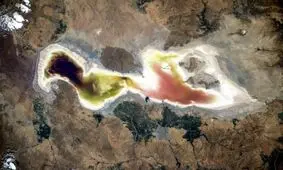 مرگ دریاچه ارومیه؛ کاهش ۸۰ درصدی سطح آب دریاچه نسبت به آبان پارسال