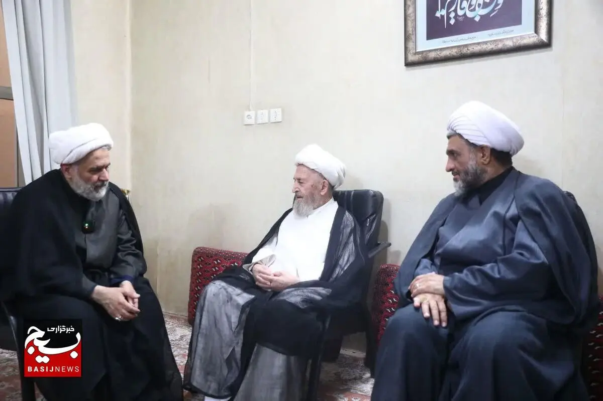 وقتی از «شجره طیبه» سخن گفته می‌شود/ گزارش سفر رئیس سازمان بسیج مستضعفین به قم و دیدار با مراجع و علما