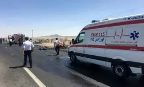 ۱۷ نفر در تصادف زنجیره ای جاده تربت حیدریه به مشهد مصدوم شدند