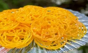 طرز تهیه زولبیا با 3 قلم مواد بدون ماست 