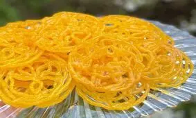 طرز تهیه زولبیا با 3 قلم مواد بدون ماست 