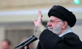 دیدار مردم آذربایجان شرقی با رهبر انقلاب/ عکسی از حضور رئیس جمهور در این دیدار