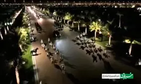 استقبال و ضیافت شام تجملاتی قطر برای ترامپ در‌ کاخ لوسیل/ ویدئو