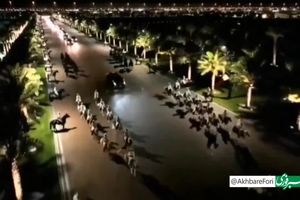 استقبال و ضیافت شام تجملاتی قطر برای ترامپ در‌ کاخ لوسیل/ ویدئو