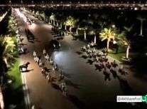استقبال و ضیافت شام تجملاتی قطر برای ترامپ در‌ کاخ لوسیل/ ویدئو