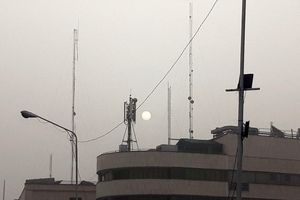 مشهد هوا ندارد!/ تصاویری آخرالزمانی از هوای غبارآلود

