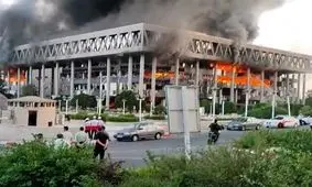 رئیس صدا و سیما: ۱۱ موشک به ساختمان شیشه‌ای شلیک شده است