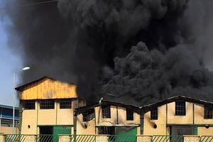 آتش‌ سوزی در شهرک صنعتی علویجه