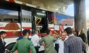 سوختگی ۱۱ دختر دانش‌آموز براثر آتش گرفتن سرویس مدرسه در ارومیه