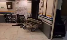 بیمارستان گاندی در تهران هدف حمله قرار گرفت؛ بیمارستان تخلیه می شود