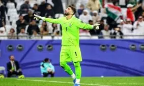 طرح جالب روی کفش های علیرضا بیرانوند /عکس