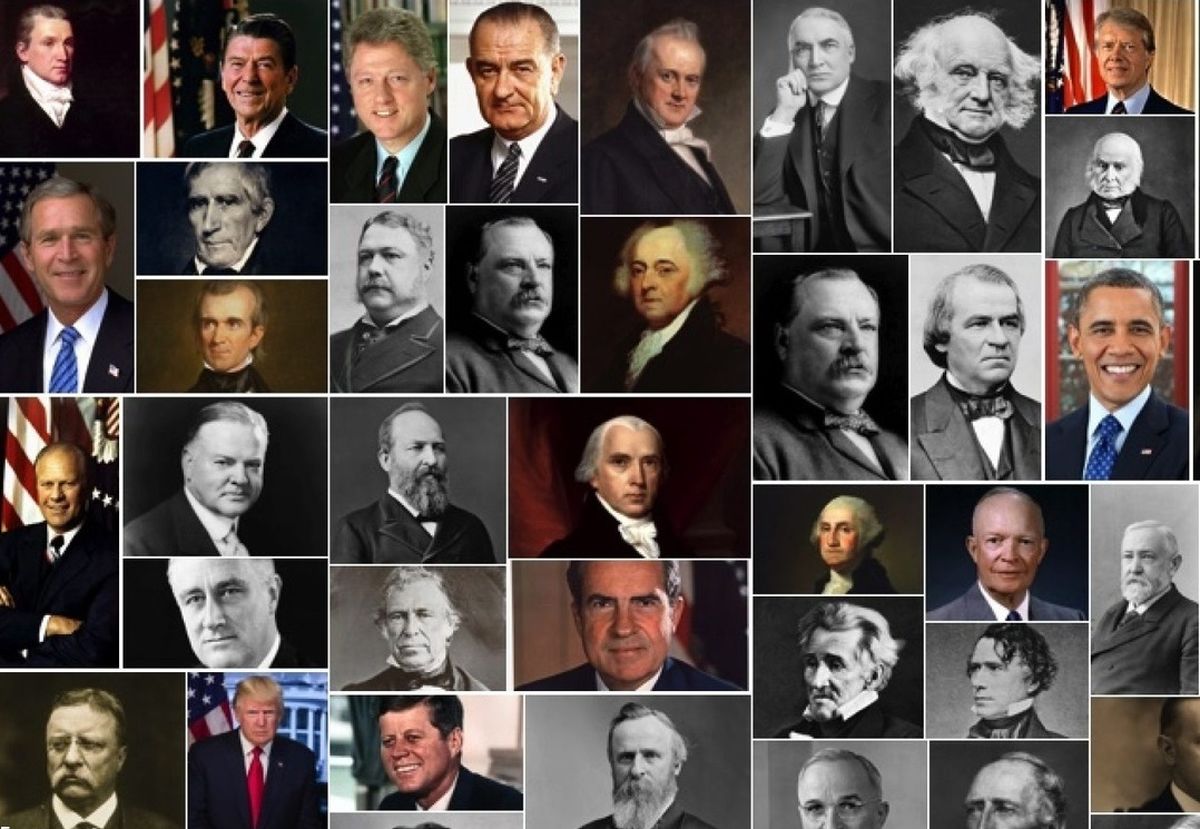 امضای ۸ رئیس جمهور و ۸ بانوی اول آمریکا گم شد!