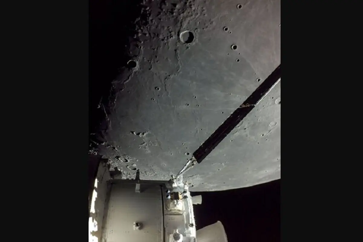 عکس روز ناسا از ملاقات کپسول «اوریون» با اقیانوس طوفان‌ها در ماه