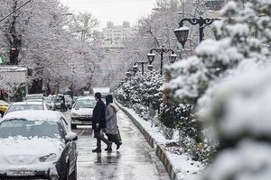 تهران برفی می‌شود/ کاهش ۷ تا ۱۲ درجه ای دما
