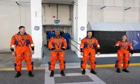 تمرین فضانوردان «آرتمیس ۲» برای نمایش روز پرتاب

