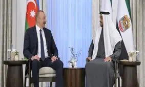 گفت و گوی رئیس امارات و رئیس جمهور آذربایجان