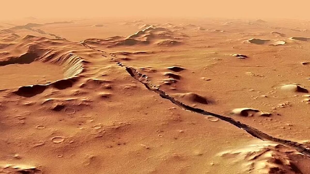 کشف یک ستون بزرگ از سنگ مذاب در زیر دشت های مریخ