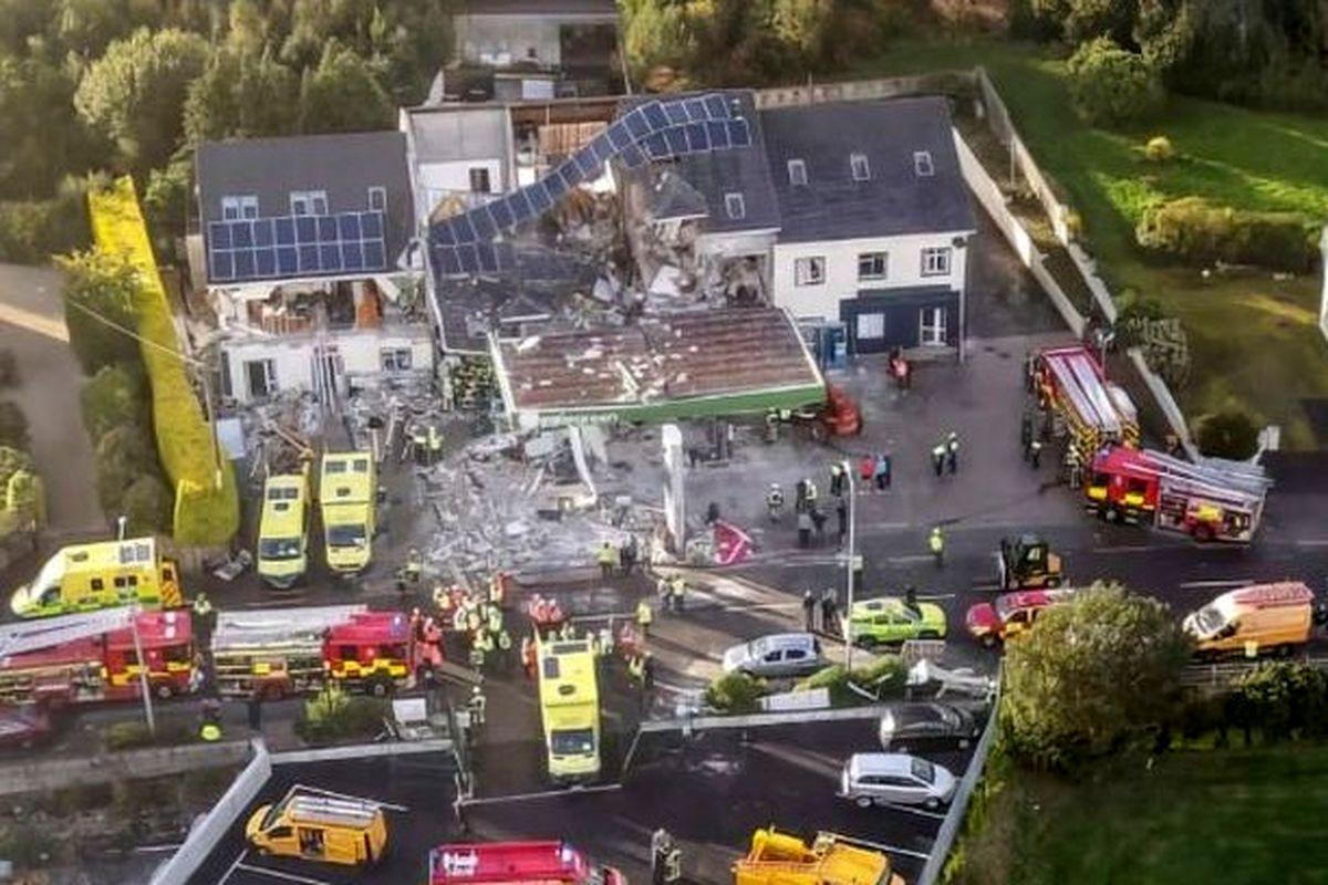 ۷ کشته در پی انفجار یک پمپ بنزین در ایرلند
