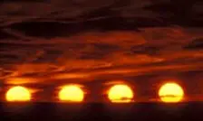 رؤیت ۴ خورشید بر فراز آلاسکا/ ویدئو