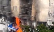  آتش‌سوزی سوپرمارکت در ساری/ ویدئو