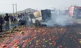 تصادف خونین در مسیر خنداب - میلاجرد ۸ کشته بر جا گذاشت

