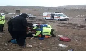 مصدومیت ۴۸ زوار کربلا بر اثر واژگونی اتوبوس