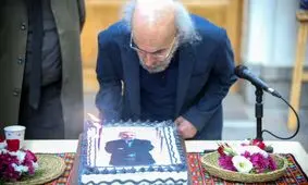 گردهمایی هنرمندان در مراسم تولد ۷۳ سالگی کیانوش عیاری/ تصاویر