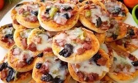 دستور پخت مینی پیتزا تابه ای