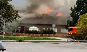 آتش سوزی عمدی مسجدی در سوئد