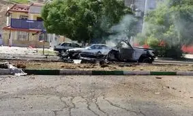 حمله جنگنده‌های آمریکا و اسرائیل به آمبولانس هلال احمر در لار/ ویدئو

