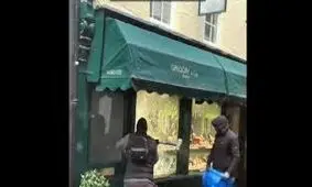 سرقت عجیب از جواهرفروشی در لندن/ ویدئو