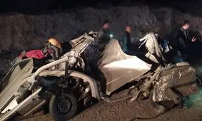 زخمی شدن ۳۵ نفر در تصادف ۲ تویوتای حامل اتباع بیگانه غیرمجاز