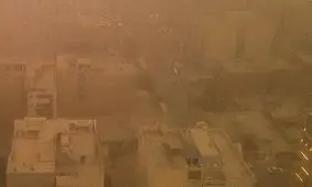 خوزستان زیر گرد و غبار؛ غلظت خاک در حمیدیه ۲۶ برابر حد مجاز

