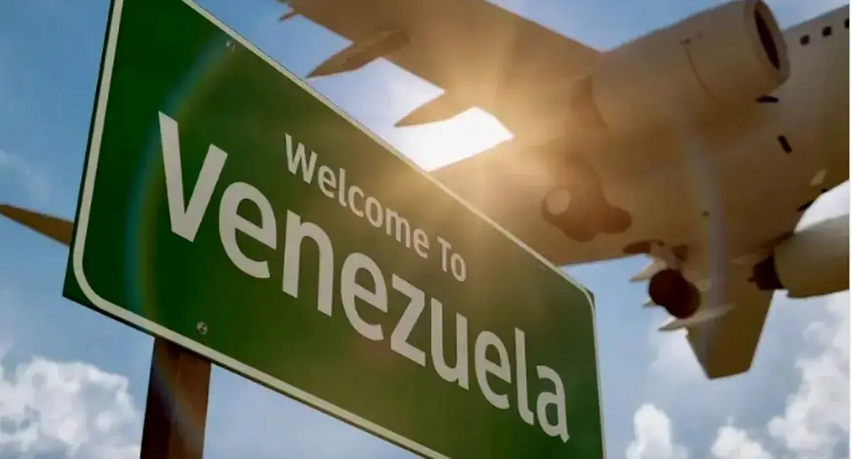 وضعیت پروازی آسمان ونزوئلا/ عکس