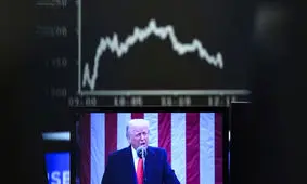 زیان ۵.۴ تریلیون دلاری ترامپ به بورس آمریکا
