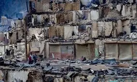 خسارات آتش‌سوزی در شهرک چوبی امامزاده ابراهیم گیلان/ تصاویر