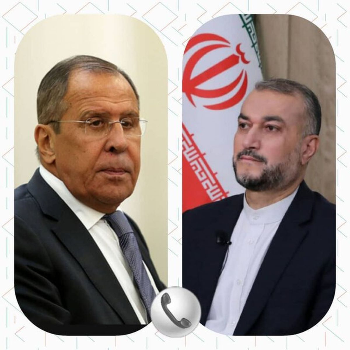 گفت و گوی وزیران امور خارجه ایران و روسیه در مورد آخرین تحولات اوکراین و مذاکرات وین