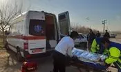 انحراف اتوبوس مسافربری در محور مرودشت-شیراز با هشت مصدوم