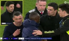 توضیح سرمربی پورتو درباره درگیری‌اش با آرتتا

