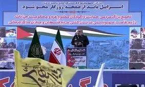 فرمانده سپاه: اضطراب از امروز جزء لاینفک زندگی صهیونیست‌هاست/ اگر مرد هستند رو در رو با رزمندگان فلسطینی بجنگند

