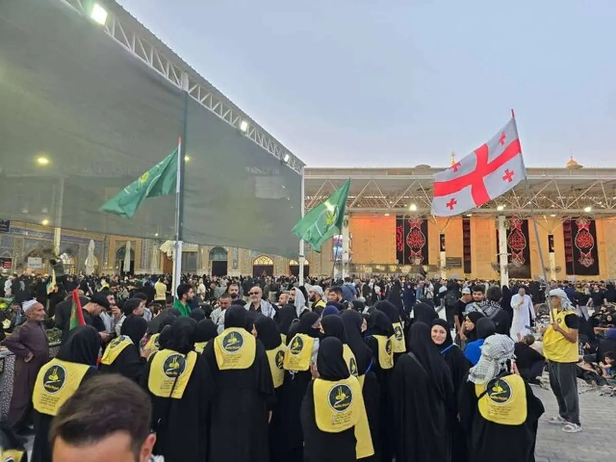 حضور پرشور شیعیان گرجستان در راهپیمایی عظیم اربعین

