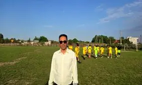 چتر حمایت مدیریت مجتمع گلخانه ای همیشک بر سر تیم فوتبال ستارگان طلایی چمستان

