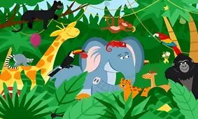 تست بینایی/ در عرض ۶ ثانیه توپ را در جنگل پیدا کنید 