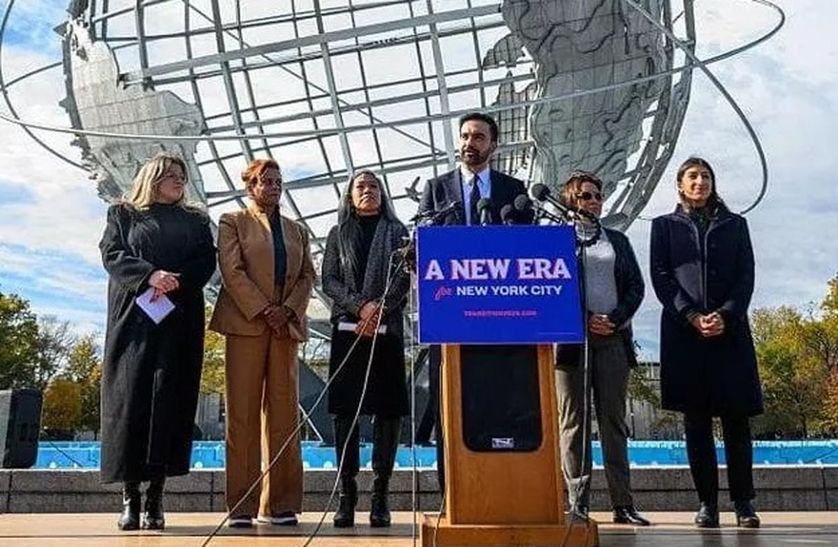 زهران ممدانی تیم انتقالی تماماً زنانه خود را اعلام کرد

