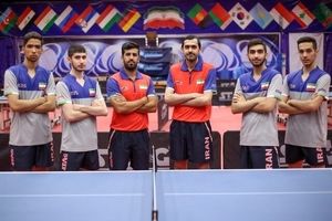 قهرمانی تیم تنیس‌ روی‌ میز جوانان ایران در مسابقات آسیای میانه

